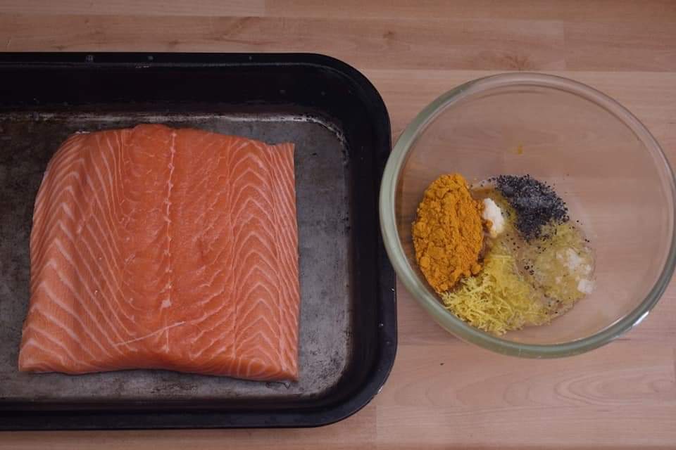 Salmon ingredients