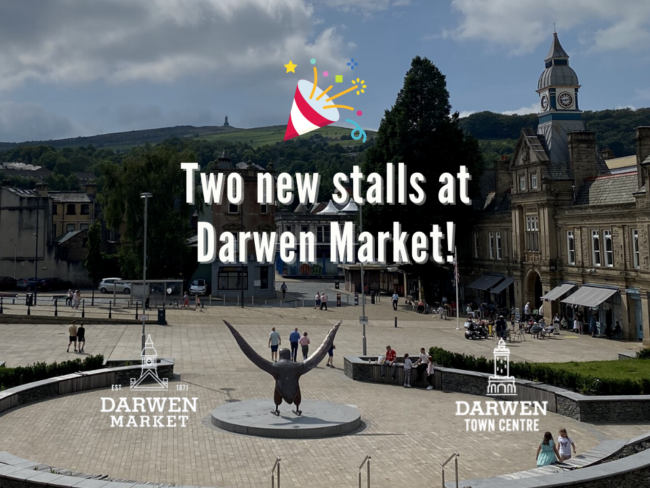 Two new stalls at Darwen Market