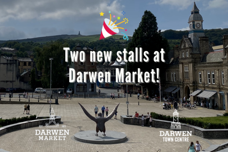 Two new stalls at Darwen Market