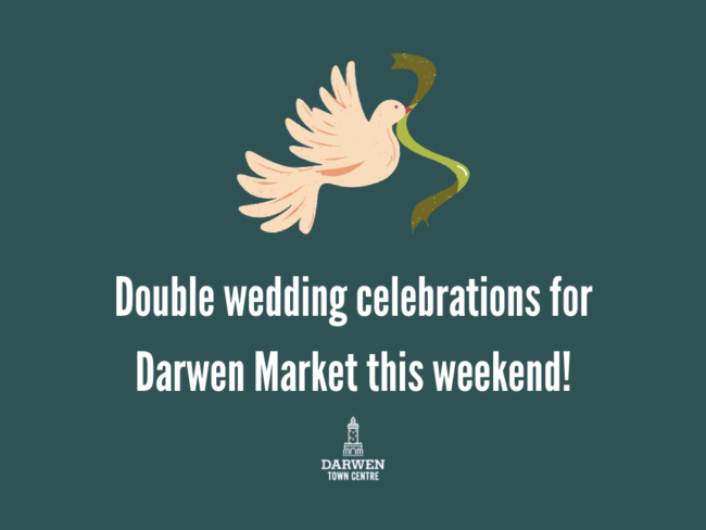 double wedding celebrations darwen market