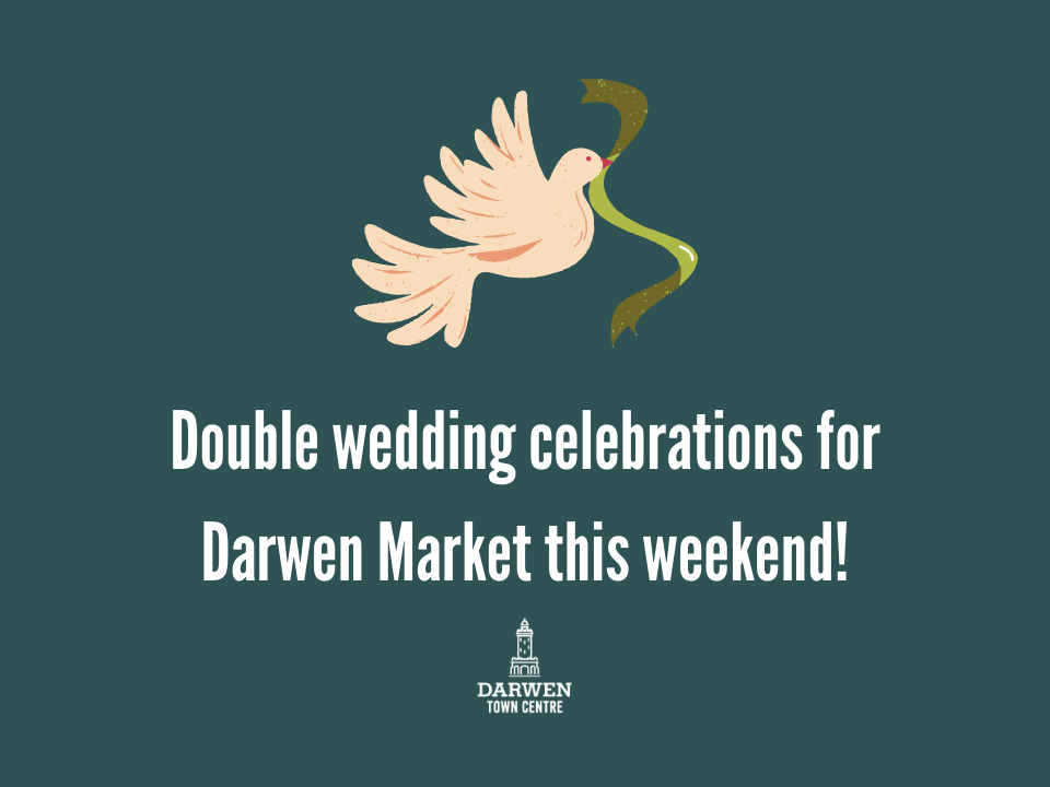 double wedding celebrations darwen market