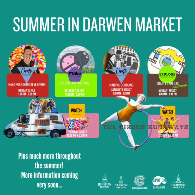 Summer in Darwen Market