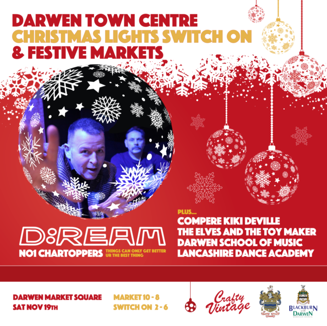 Darwen Christmas Lights Switch On 2023