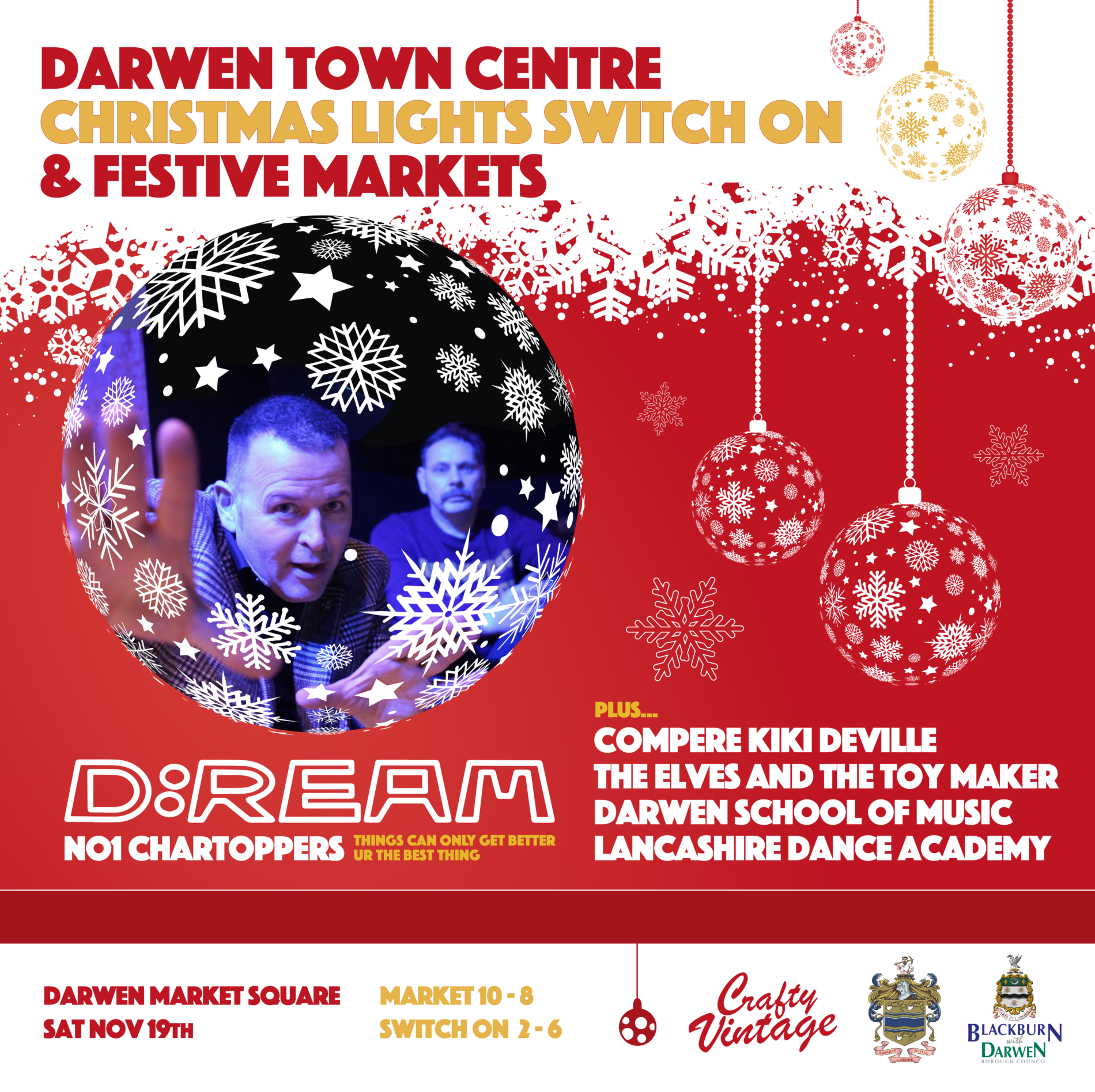 Christmas Light Switch On & Market