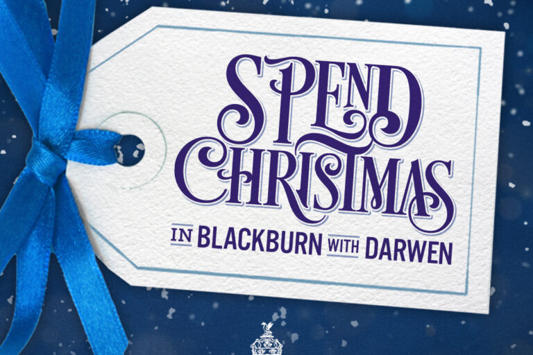 Spend Xmas in BwD IG_BWD Image shows the promotional logo for Spend Christmas in Blackburn with Darwen