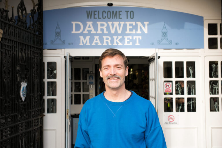 Patrick Grant at Darwen Market Showing Patrick Grant at Darwen Market on Monday 13th February
