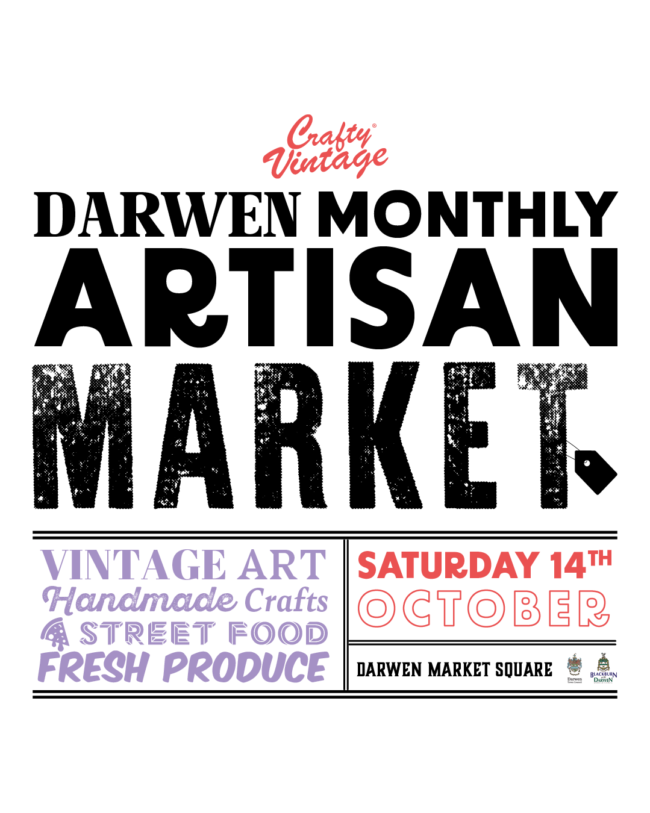 Crafty Vintage Darwen Monthly Artisan Market