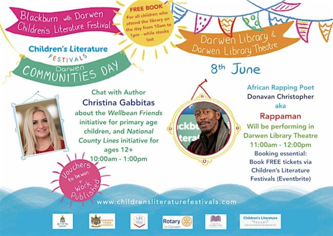 Bwd children’s Lit Fest 24 Darwen