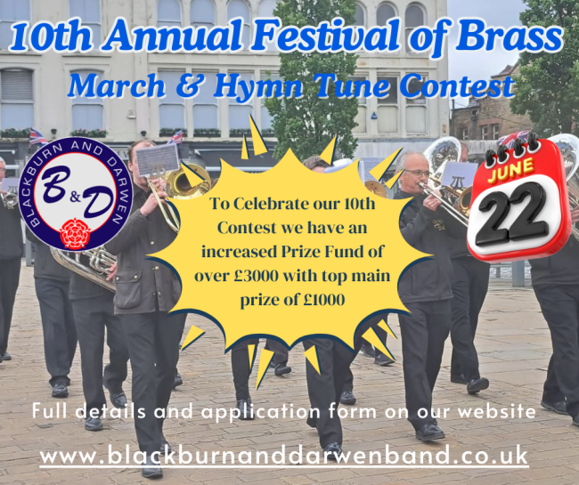 10th annual festival of brass BwD band