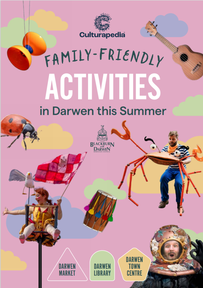 Darwen Summer 2025 Holiday Programme Poster