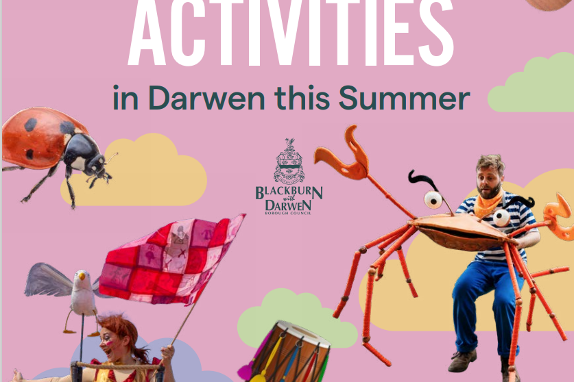 Darwen Summer 2025 Holiday Programme Poster