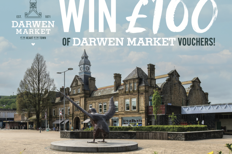 win 100 darwen market vouchers